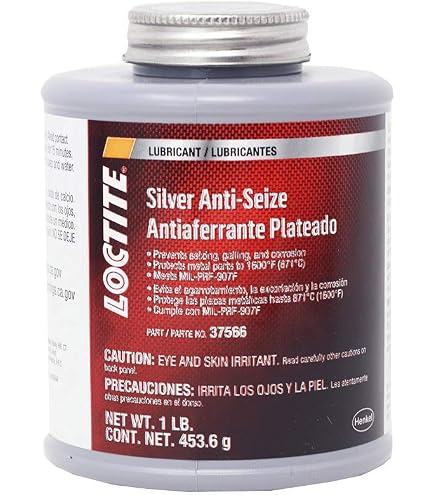 Amazon.com: Loctite 76764 Antiseize Lubricant Silver 1Lb : Automotive
